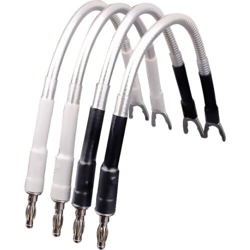 4pcs Hi-End Hifi audio Silver Plated Jumper Cable hifi speaker Jumper speaker cable
