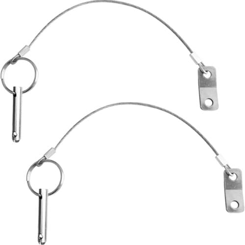 4Pcs Stainless Steel Locking Pin With Ball Lock - Boot Bimini Top Fittings Quick Release