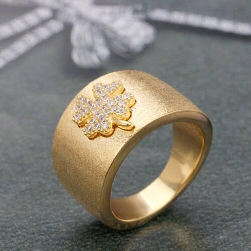Brand Dragonfly Gold Bold Rings dull polish Ring with Zirconia Stones High Quality Party Hiphop Rock wedding dresses Jewelry