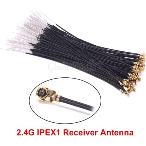 FPV 2.4G IPEX1 IPEX 1 Receiver Antenna for Frsky JR Hitec Flysky and Orange RX Receiver Replacement Antennas 150mm / 15cm