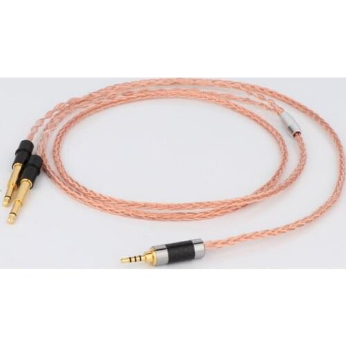 OCC Copper Headphone Cable with 2.5mm Balanced Male for MEZE99 Classics 99neo NEO NOIR Headphone Compatible Astell&Kern AK240