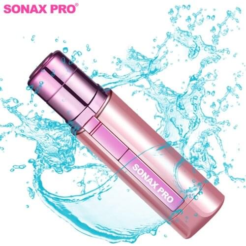 SONAX PRO lipstick shape mini epilator for whole body washable ladies mini shaver electric face shaving knife armpit hair