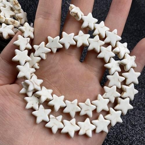 Natural Stone Pentagram shape High Quality charm small Beads for Jewelry Making DIY Necklace Bracelet Accessories