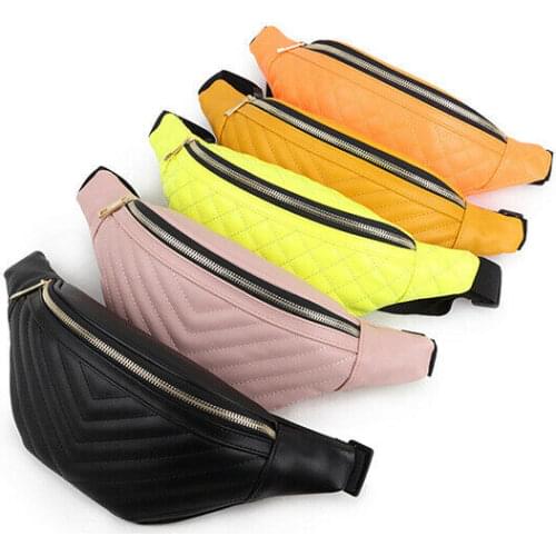 2019 New Bags For Women Package Chest Women Waist Bag Round Bag Leather Belt Brand Luxury New Beige Handbag Fashion High Quality