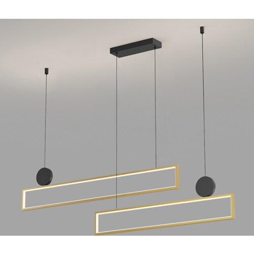 Nordic Led Chandelier Lamp For Office Dining Room Modern Minimalist Design Home Decor Creative gold indoor Pendant Light Fixture