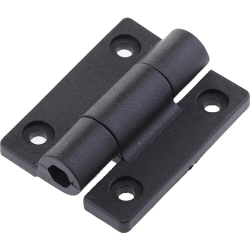 Reinforced Black Plastic Door Bearing Hinge 56mm X 43mm for Boat RV Cabin Door Hatch