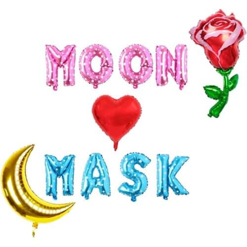 Sailor Theme Birthday Party Decorations Party Supply Set for Kids with Moon Mask Banner Foil Balloons Balloons for Party Decor