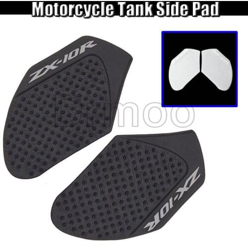 Motorcycle 1 Pair Protector Anti Slip Tank Pad Stickers Gas Knee Grip Traction Side Decal Cover For Kawasaki ZX10R 2011-2016