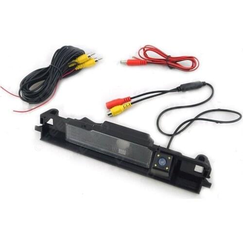 1PCS HD Car Rear View Camera Backup NTSC Reverse Parking Camera With 4LED for Toyota Yaris/Belta XP90 (05~13) Hatchback 5-door