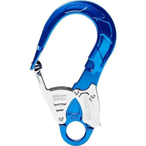 23KN Safety Rope Snap Locking Hook Clip Climbing Mountaineering Rappel Gear