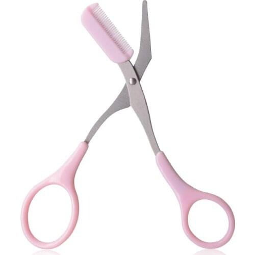 Eyebrow Trimmer Scissors With Comb Remover Makeup Tools Hair Removal Grooming Shaping Shaver Trimmer Eyelash Hair Clips
