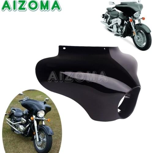 Motorcycle Front Batwing Upper Fairing Cowl Shell Case For Harley Dyna Sportster Fortyeight Street 750 Fat Bob Headlight Cover