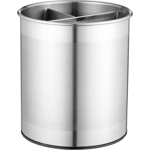 Kitchen Utensil Holder - 360 degree Rotating Utensil Caddy-Base for Stability - Utensil Crock with Removable Divider