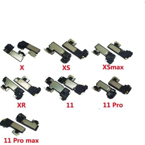Earpiece Speaker For iPhone x xs max 11 11 pro max Ear Speaker Sound Receiver Earphone Flex Cable Replacement Parts 10pcs