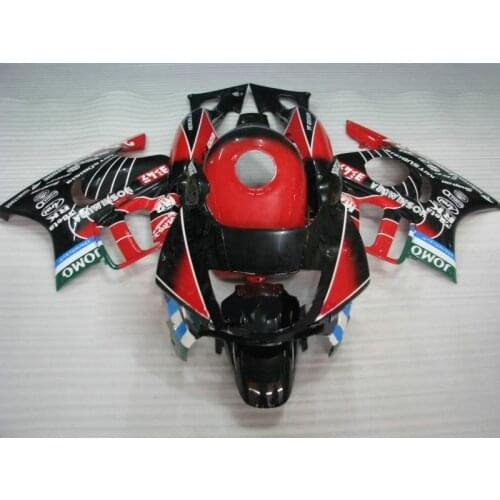 Km red black Custom Motorcycle fairings kits for 1995 CBR600 F3 1996 CBR 600 F3 95 CBR600F 96 OEM fairing kit+tank cover