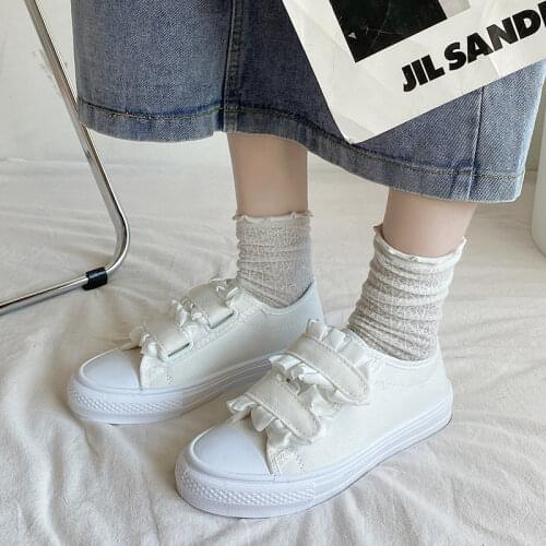 Running Shoes Womens Vulcanize Shoes 2020 Casual Classic Solid Color PU Sports Shoes Women Outdoor Light White Shoes Sneakers