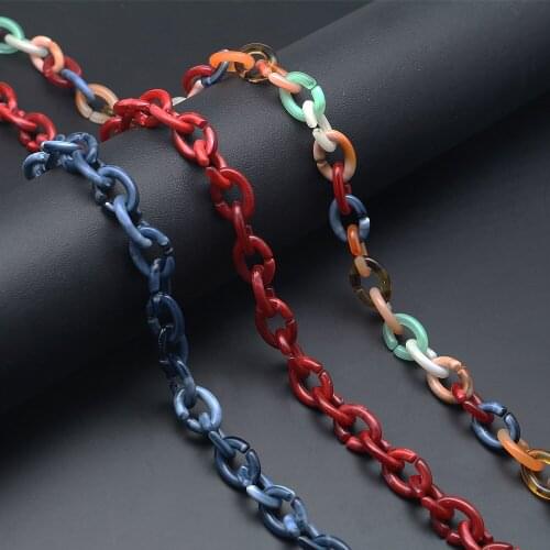 LuReen Acrylic Glasses Chain Women Face Mask Lanyards Resin Sunglasses Cord Hanging Necklace Straps Rope Mask Chains Jewelry