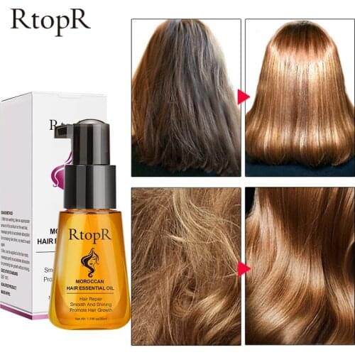 Moroccan Prevent Hair Loss Product Hair Growth Essential Oil Easy To Carry Hair Care Nursing 35ml Both male and female can use