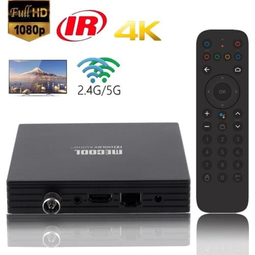 Mecool DVB-T/T2/C TV box android 10 Google Certified OTA 2.4G/5G IR BT 4.2 Android box tv 4K 1080P Set top box 2GB/16GB S905X4-B