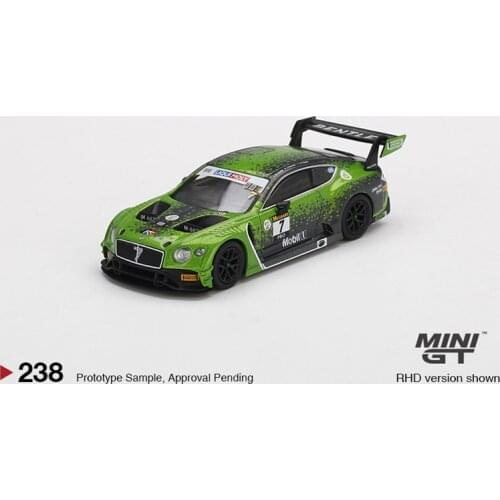 MINI GT 1:64 Bentley Continental GT3 #7 2020 Liqui-Moly RHD Diecast Model Car