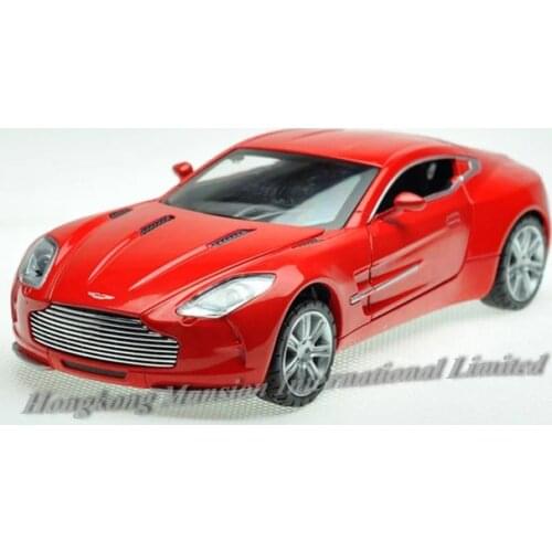1:32 Scale Diecast Alloy Metal Super Sports Car Model For Aston Martin One-77 Collection Vehicle Pull Back Sound&Light Toys Car