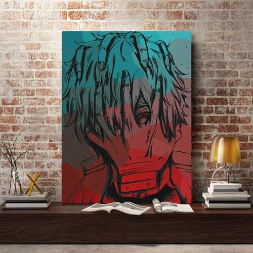 Cartoon Characters My Hero Academia Tomura Shigaraki Canvas Paintings Prints and Posters Wall Art Pictures for Living Room Decor
