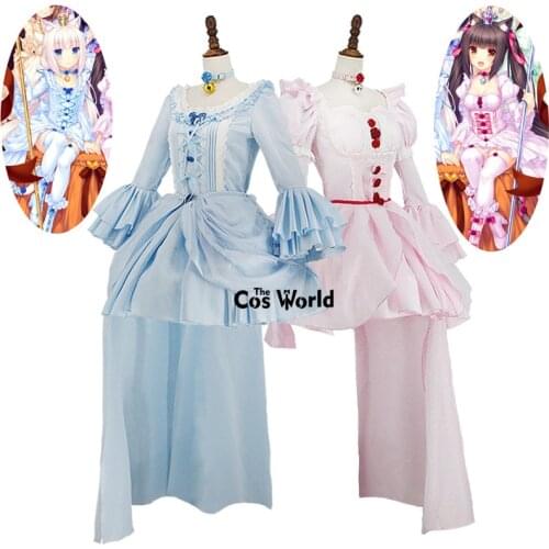 NEKOPARA OVA Nekomimi Paradise Chocola Vanilla Lolita Dress Uniform Outfit Games Cosplay Costumes
