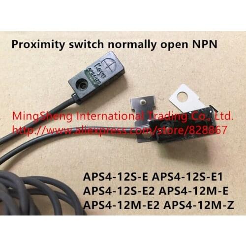 Original new 100% proximity switch APS4-12S-E APS4-12S-E1 APS4-12S-E2 APS4-12M-E APS4-12M-E2 APS4-12M-Z normally open NPN