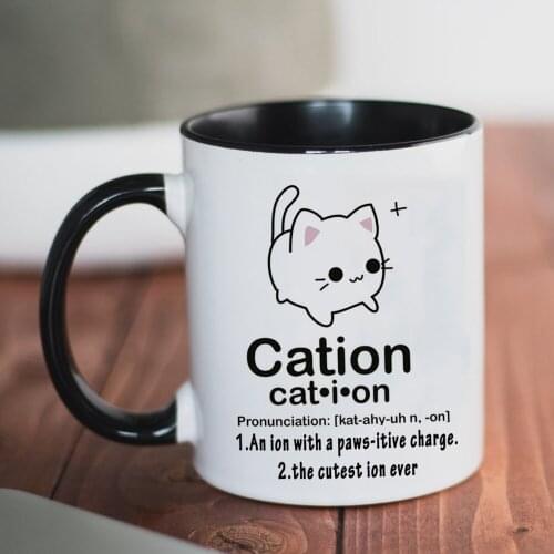 Cat Lover Gift Mug 11oz Ceramic Creative Milk Tea Coffee Cup Friends Birthday Gifts