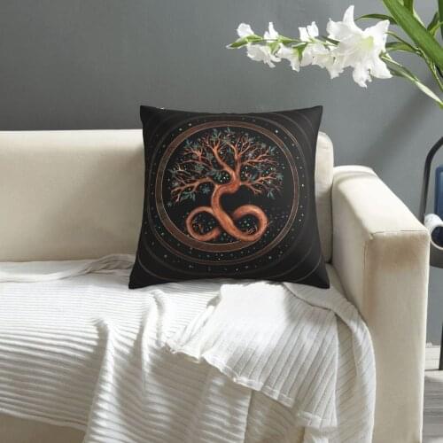Tree Of Life - Infinity Spiral pillowcase printed cushion cover sofa waist pillow pillow cover