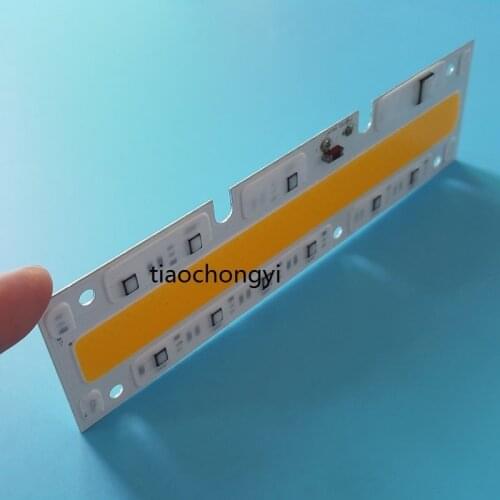 220V 100W Warm white LED Floodlight COB Chip, Integrated Smart IC Driver 1pcs