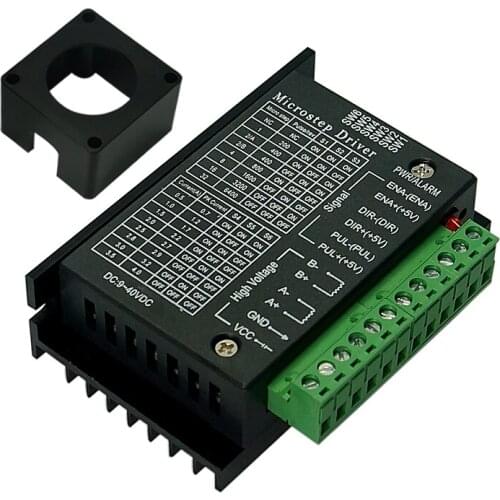 TB6600 stepper motor driver for cnc milling machachine motion 4.0A 42/57/86 9V-42V with Nema 23 57 stepper motor Base