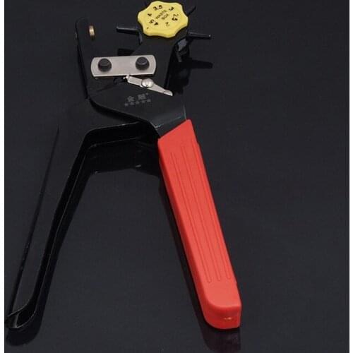 1Pcs 23cm(10Inches) Leather DIY Durable Top Quality Handwork Leather Punching Stitching Hole Punchs Hollow Puncher 6Punchs NEW