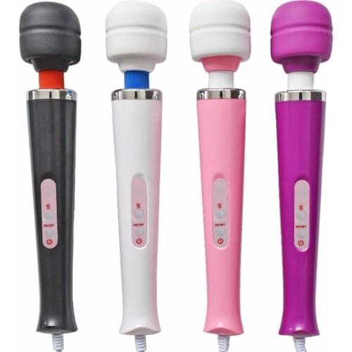 10 Speed Magic Vibrators Wand Travel G-spot stimulation Massager Adult Sex Massager Vibrator Sex Toy Product EU Plug #E015C