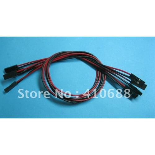1000 Pcs Jumper wire Pitch 2.54mm 2 Pin 2P-2P 26AWG Female to Female 2 color 30cm