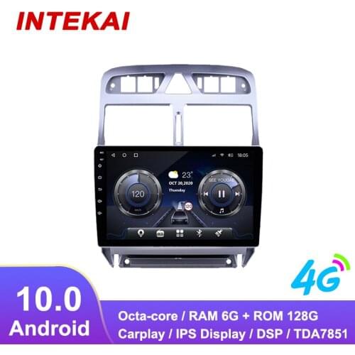 9"Android 10.0 Car Radio GPS Navigation autoradio multimedia player for Peugeot 307 2007-2013 head unit stereo