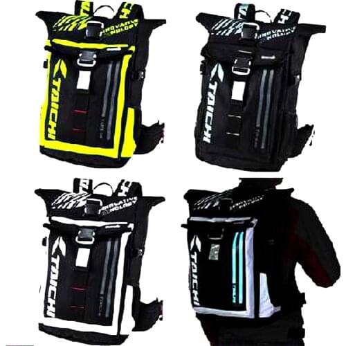 Motorcycle backpack RSB272 locomotive waterproof backpack with LED lights outdoor sports bag knight backpack riding racing