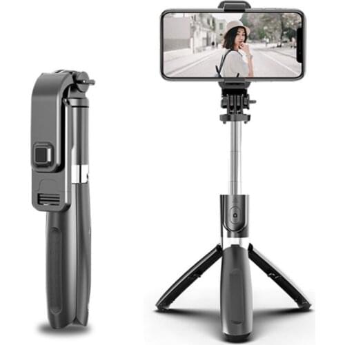 Bluetooth Wireless Selfie Stick Mini Tripod Extendable Monopod with fill light Remote shutter For IOS Android phone