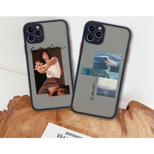 Shawn Mendes Wonder Phone Case For iphone 12 11 Pro Max Mini XS 8 7 Plus X SE 2020 XR Matte Transparent Cover