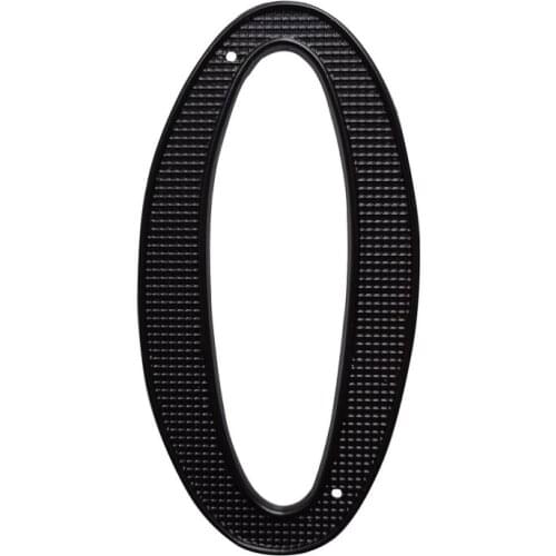 10cm Black House Number 4" Door Outdoor Mailbox Numbers Huisnummer Numeros Para Casa Street Address Nail on Metal Zinc Numbers