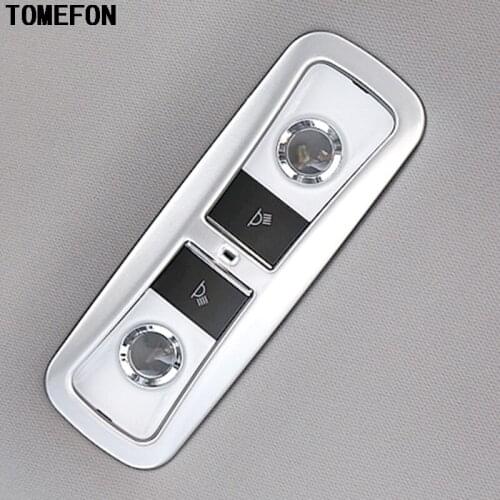 For Honda CRV CR-V 2017 2018 ABS Matte Front + Rear Roof Reading Lights Lamps Cover Trim Stickers Car Interior Accessories 2pcs