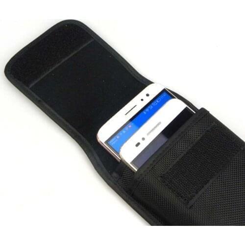 For Samsung Galaxy Note 20 Ultra A72 A52 A32 Double cell phone Waist Pack Cat Note10 S21+ Nylon Pouch Bag Belt Clip Holster Case