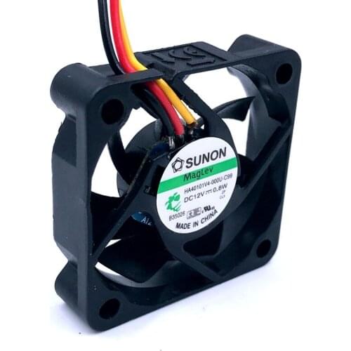 Brand New For Sunon HA40101V4-000U-C99 4CM 4010 12V 0.8W 3-P 2510 ultra-quiet cooling fan