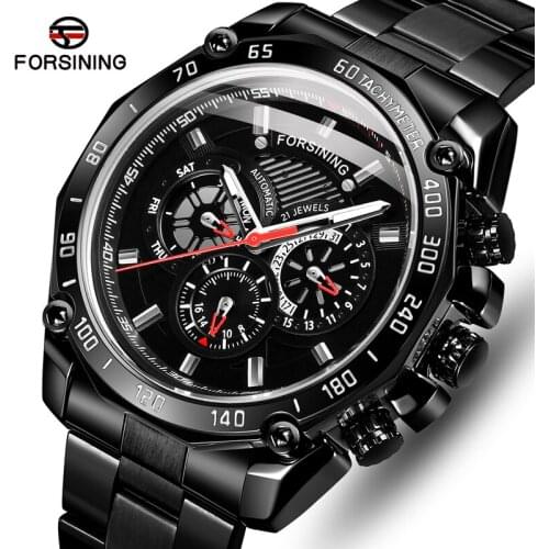 FORSINING Mens Watches Top Brand Luxury Mens Fashion Automatic Mechanical Watches Casual Self Winding Watches Relogio Masculino
