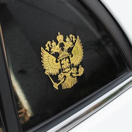 Coat of Arms of Russia Car window Stickers Decals for Lada Granta Kalina 2 1 Priora Vaz Niva Largus 2110 2114 4x4 Xray