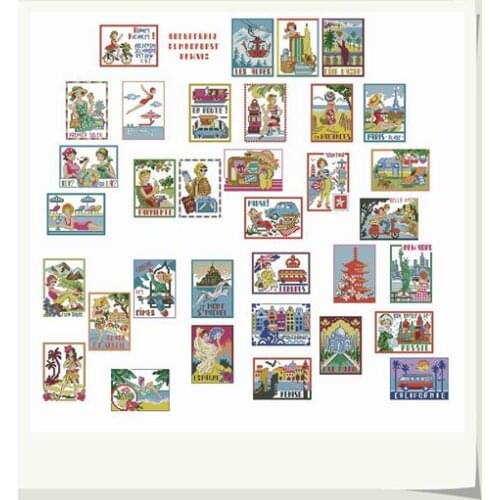 22/25ct LBP3 Cross Stitch Kit Package Greeting Needlework Counted Cross-Stitching Kits New Style Counted Cross stich Painting