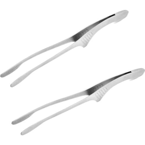 Kitchen tongs kitchen utensils BBQ Tweezer Food Clip kitchen Chief Tongs Stainless Steel Portable for Picnic Barbecue Cooking