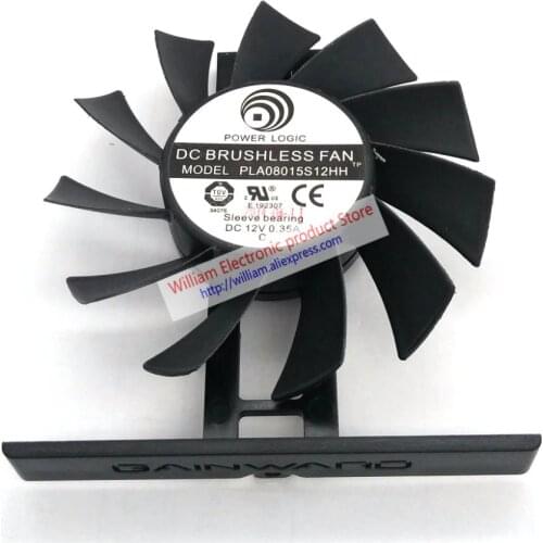 New Original for Gainward Palit GeForce GTX 770 780ti Graphics card cooling fan PLA08015S12HH DC12V 0.35A diameter 75MM