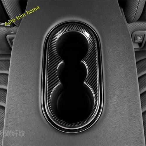 Lapetus Rear Seat Water Cup Holder & Copilot Glove Storage Box Handle Cover Trim Fit For Volkswagen Arteon 2018 2019 2020