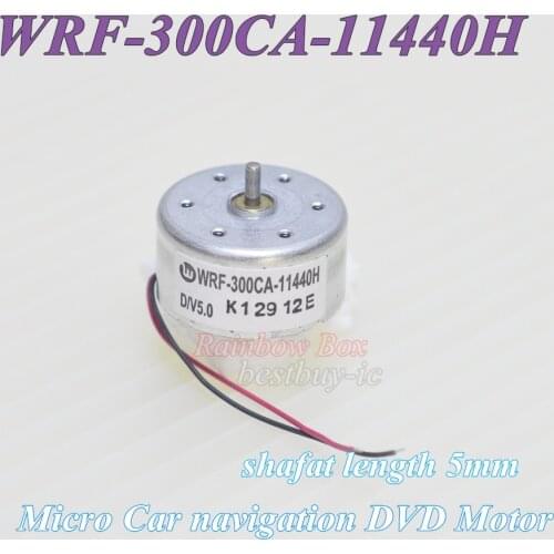 Micro Car navigation DVD movement motor shaft length 5mm WRF-300CA-11440H spindle motor 300EA-1D390H